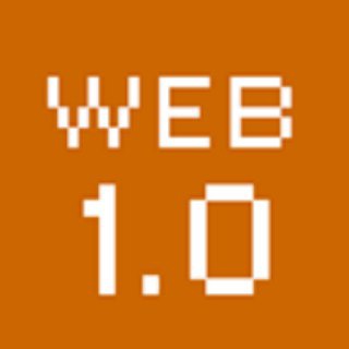 Логотип телеграм канала @web1_0 — Web 1.0 • История интернета