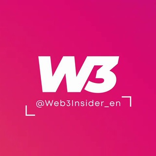Logo of telegram channel web3insider_en — Web3 Insider