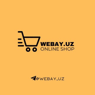 Telegram kanalining logotibi webay_uz — Webay.uz | Online store 🛒