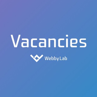 Логотип телеграм канала @webbylab — WebbyLab - вакансії