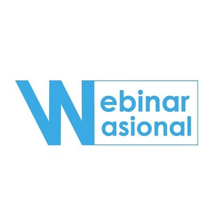 Logo saluran telegram webinar_nasional — Webinar Nasional 🏷