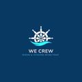 Logo saluran telegram wecreworg — We crew {Marine & Offshore}