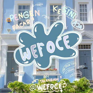 Logo saluran telegram wefoce — Wefoce, CLOSE DOWN.