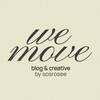 Логотип телеграм канала @wemoverose — we move | blog & creative