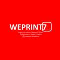 Logo saluran telegram weprint — WEPRINT7️⃣