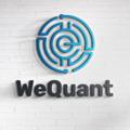 Logo saluran telegram wequanteng — WEQUANT official telegram channel (English)