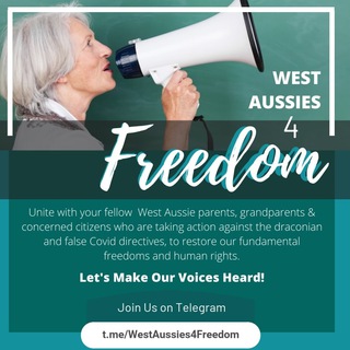 Logo of telegram channel westaussies4freedom — West Aussies 4 Freedom