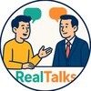 Логотип телеграм канала @wetalkreal — RealTalks — нетоксично о недвижке