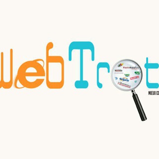 Logo de la chaîne télégraphique wetrotter - WebTrotter ™