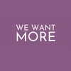 Логотип телеграм канала @wewantmorespb — We want more