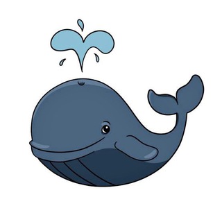 Логотип телеграм канала @whalews — Кит