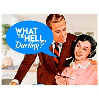 Logo saluran telegram what_the_hell_darling — وات دا هِل دارلینگ؟:/