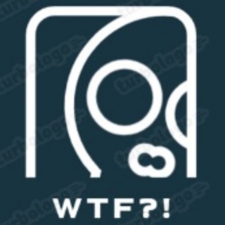 Логотип телеграм канала @whattof — WTF (какого черта?!)