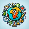 Логотип телеграм канала @wheregeo — Где это? / География Викторины