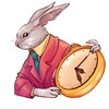 Логотип телеграм канала @white_rabbitss — белый кролик