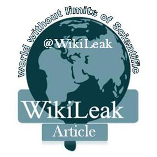 لوگوی کانال تلگرام wikileak — 🎓منابع لاتین بروز دنیا🎓