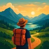 Логотип телеграм канала @wildmetka — Мир природы | Путешествия