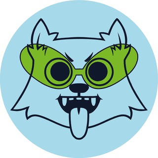 Логотип телеграм канала @wildsobaka — дикие собачьи посиделки