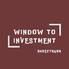 Логотип телеграм канала @windowtoinvestment — Window To Investment | Инвестиции
