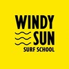 Логотип телеграм канала @windysun_surf — Windy Sun | Бали | серф школа, кемп, лагерь, туры, уроки серфинга