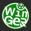 Логотип телеграм канала @winger_express — WINGER — ставки на футбол по Pinnacle