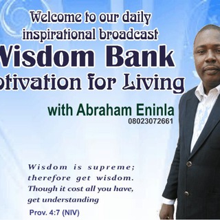 Logo of telegram channel wisdombankmotivates — Wisdom Bank Motivation