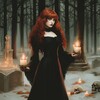 Логотип телеграм канала @witchessroom — тульская погостница🕯️