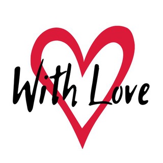 Логотип телеграм -каналу with_love_card — ❤️ with love - листівки та привітання