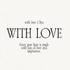 Логотип телеграм -каналу with_love_designer — with love