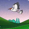 Логотип телеграм канала @with_pelican — 🐦 По дороге с Пеликаном. Познавательные прогулки по Черногории
