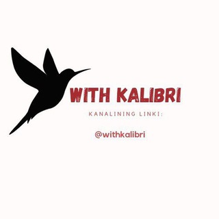 Telegram kanalining logotibi withkalibri — Kalibri blogining linki🤭
