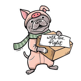 Logo saluran telegram withlove_piglet — Лакомства для собак @withlove_piglet