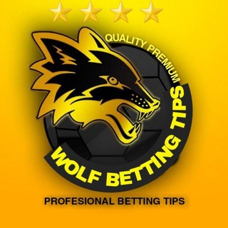 Logo saluran telegram wolf_betting_tips — WOLF BETTING TIPS 🏆⚽️🏀🎾🏈🏐🍾