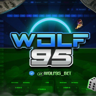 Telegram kanalining logotibi wolf95_bet — WOLF95_𝐁𝐄𝐓✈️