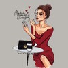 Логотип телеграм канала @womenclubcap — Женский клуб Cappuccino☕✨