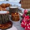 Логотип телеграм канала @wood2elements — Девочка со свечками 2Elements