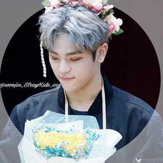Логотип телеграм канала @woojin_straykids_sng — •Woojin•김우진•StrayKids•