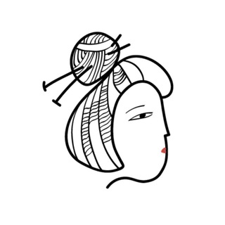 Telegram арнасының логотипі woolgeisha — Гейша вяжет