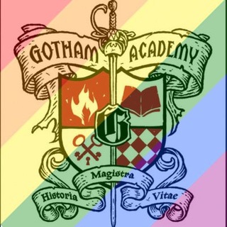 Логотип телеграм канала @woozletales — Gotham Academy