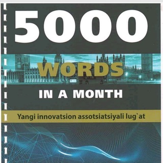 Telegram kanalining logotibi words5000 — 5000 words in a month