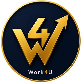 Logo of telegram channel work4u_x — Work4U🎁