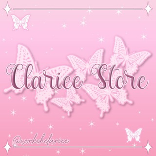 Logo saluran telegram workchclariee — CLARIEE STORE