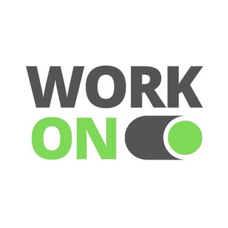 Логотип телеграм канала @workk_on — WORK ON