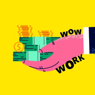 Логотип телеграм канала @workwoww — WOW!WORK