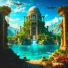 Логотип телеграм канала @worldatlanteans — АТЛАНТИДА