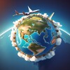 Логотип телеграм канала @worldcheap — WorldCheap 🌎 - путешествуй выгодно!