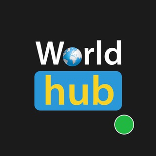 Логотип телеграм канала @worldhub_news — World 🌎 hub