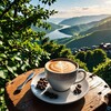 Логотип телеграм канала @worldviewcoffee — Кофе с видом на мир