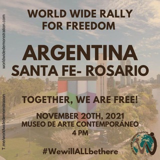 Logotipo del canal de telegramas worldwidesantafeargentina - WorldWideSantaFe🇦🇷Argentina