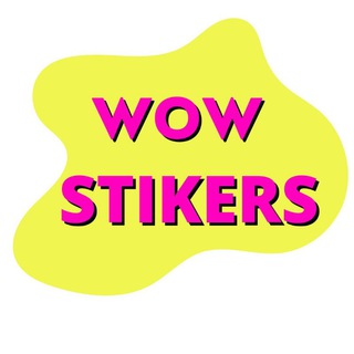 Логотип телеграм канала @wow_stikers — WowStikers 💛 Стикеры/Stories